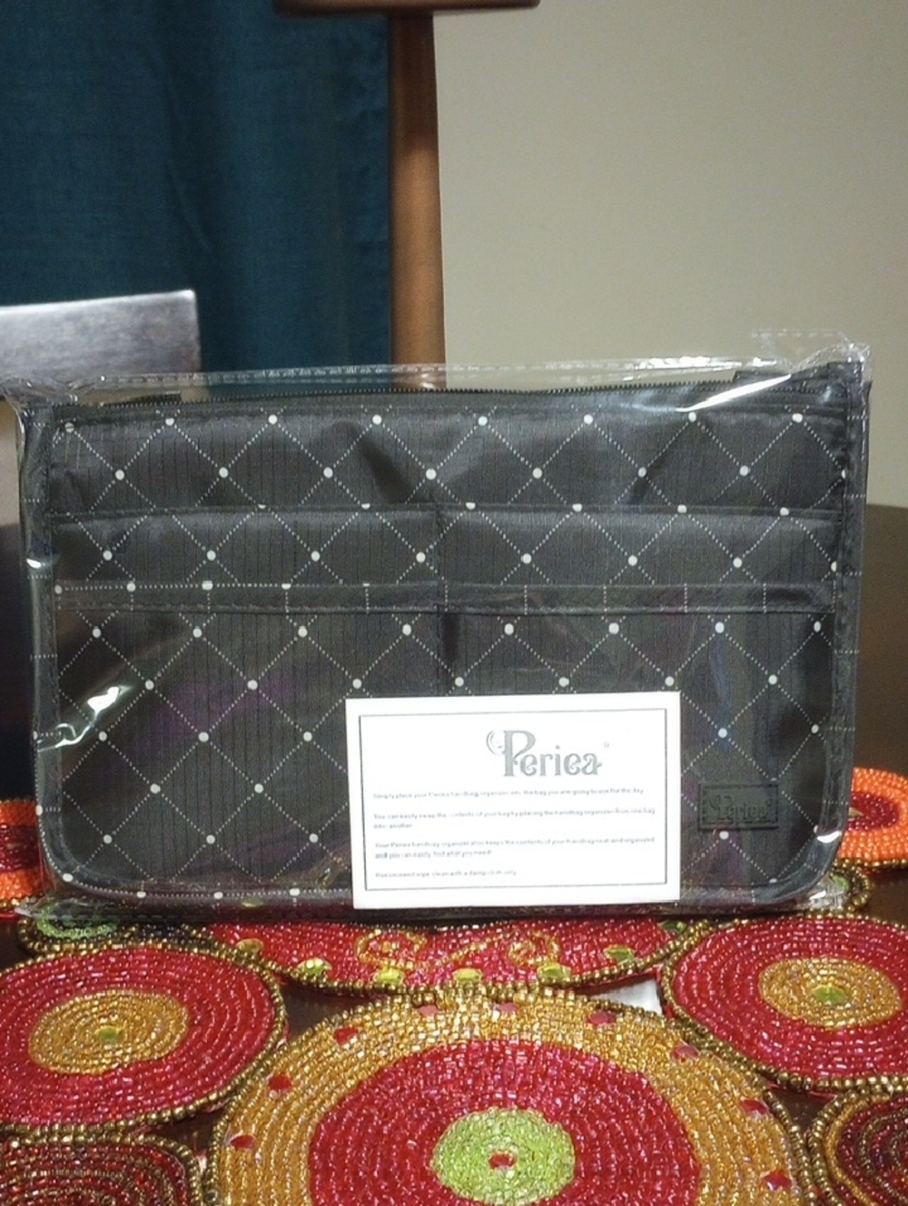 Purse Organizer Insert-Black Diamond